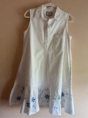 Tuckernuck White Embroidery Sleeveless Callahan Dress